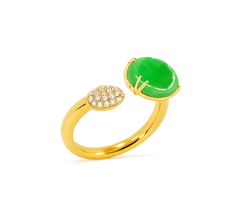 Mossa Gioiellieri, anello di giada