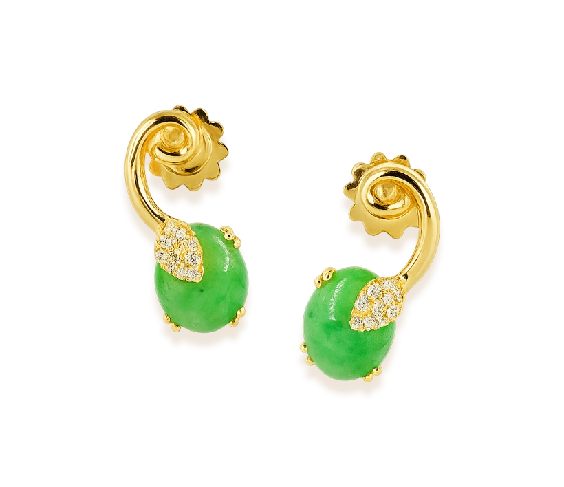 Mossa Gioiellieri, orecchini di giada